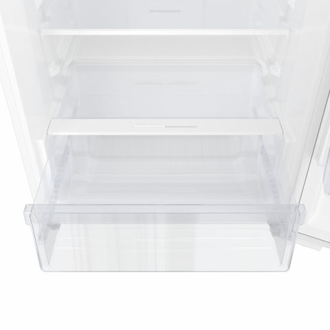 28 In. 14 Cu. Ft. Top-Freezer Residential Refrigerator in White