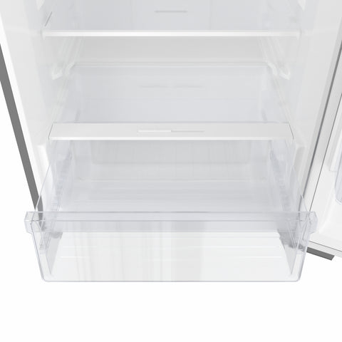 28 In. 14 Cu. Ft. Top-Freezer Residential Refrigerator in Stainless Steel