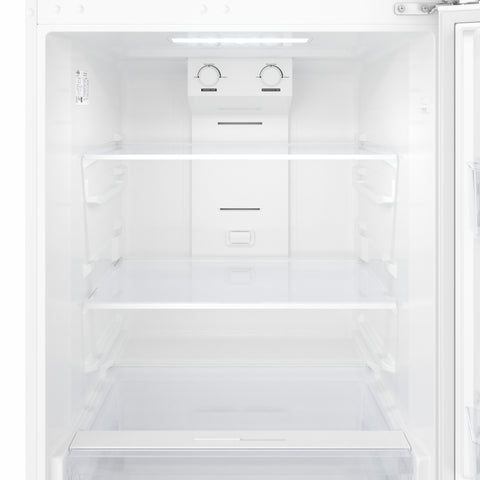 28 In. 14 Cu. Ft. Top-Freezer Residential Refrigerator in White