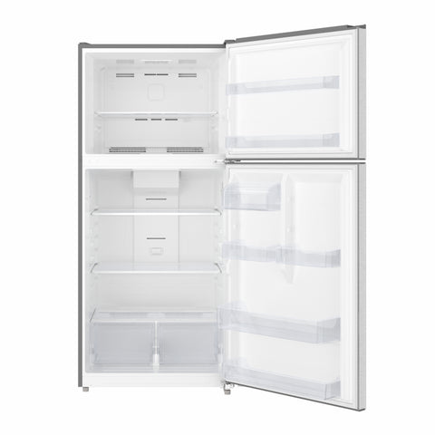 30 In. 18 Cu. Ft. Top-Freezer Residential Refrigerator in Stainless Steel