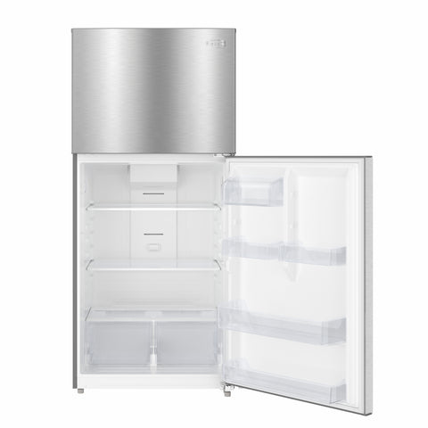 30 In. 18 Cu. Ft. Top-Freezer Residential Refrigerator in Stainless Steel