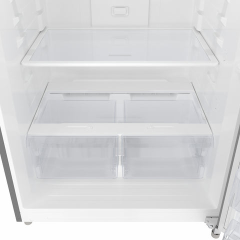 30 In. 18 Cu. Ft. Top-Freezer Residential Refrigerator in Stainless Steel