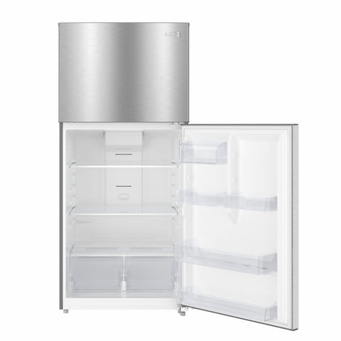 30 In. 20 Cu. Ft. Top-Freezer Residential Refrigerator in Stainless Steel