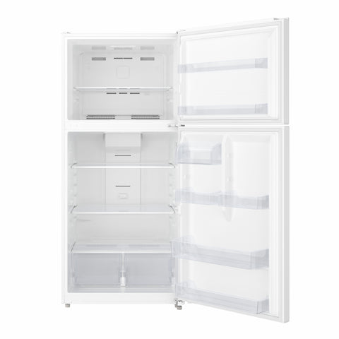 30 In. 20 Cu. Ft. Top-Freezer Residential Refrigerator in White