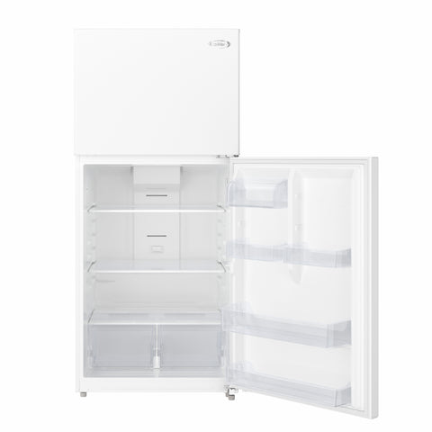 30 In. 20 Cu. Ft. Top-Freezer Residential Refrigerator in White