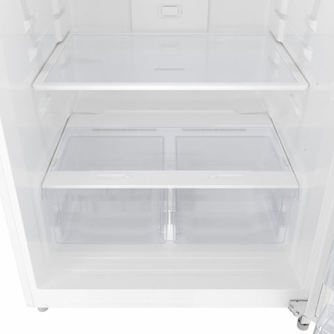 30 In. 20 Cu. Ft. Top-Freezer Residential Refrigerator in White