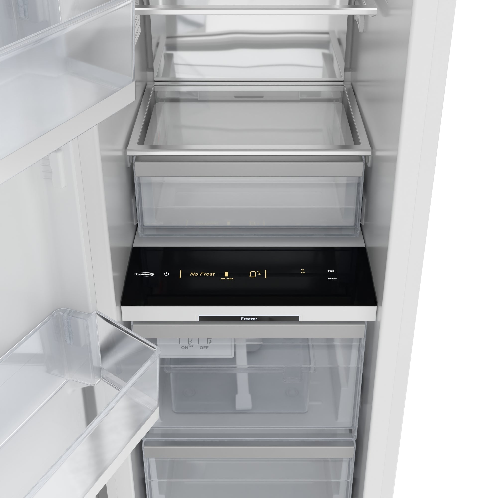 KoolMore Reserve 18 In. Panel Ready Freezer Column With 8.6 Cu. Ft