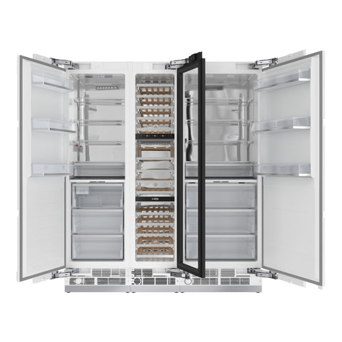 KoolMore Reserve Panel Ready  Column 30 in. Refrigerator, 18 in. Wine Cooler and 24 in. Freezer Combo, Frost Free, Water and Ice Dispenser, ETL Listed, Energy Star