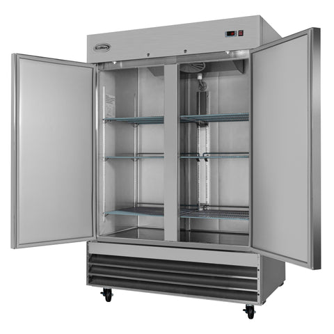 54 in. Two-Door Reach-In Refrigerator - 47 Cu Ft.