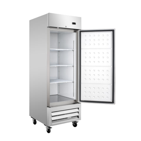 27 in. Commercial One Door Convertible Refrigerator/Freezer with 23 Cu. Ft. Capacity in Stainless Steel, ETL Listed