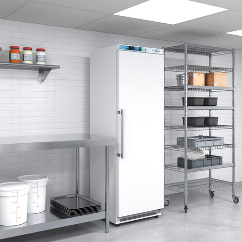 12 Cu. ft. Commercial Reach-in Refrigerator in White with Manual Defrost (KM-RMD12WH)