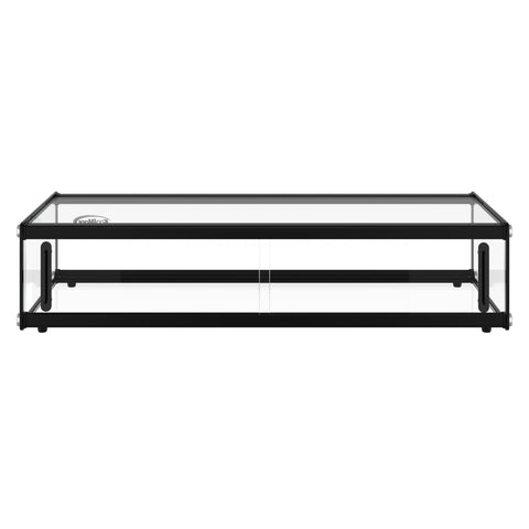 36 in. Slim  Dry  Bakery Display Case with Black Aluminum Accents, 1.5 Cu Ft