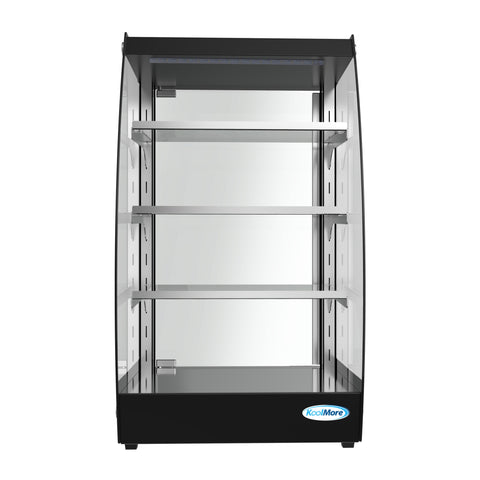 16 in. Commercial Glass Bakery Display Case, Self Service Pastry Case with LED lighting and Rear Door, 2.7 cu. ft.