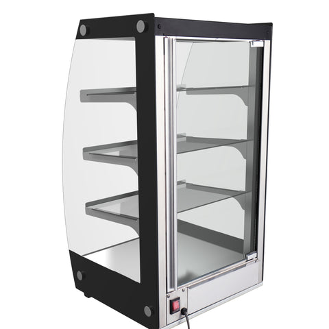 16 in. Commercial Glass Bakery Display Case, Self Service Pastry Case with LED lighting and Rear Door, 2.7 cu. ft.