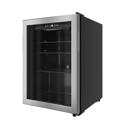 17 in. 70-Can Beverage Refrigerator with Stainless Steel Trim, 2.5 cu. ft.