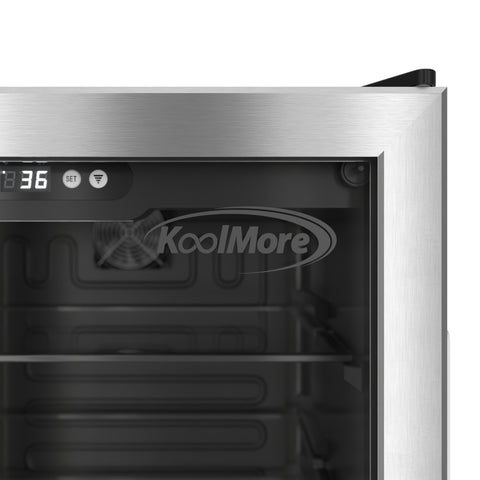 20 in. 4.5 cu. ft. Glass-Door Beverage Refrigerator Merchandiser with a 120-Can Capacity and Stainless-Steel Trim
