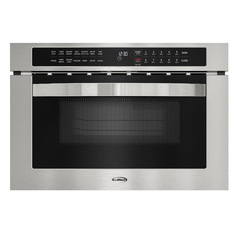 24 in. Built-In Microwave Drawer with Air Fry, Sensor Cooking, Touch Controls & Stainless Steel Interior, 1.2 Cu. Ft.