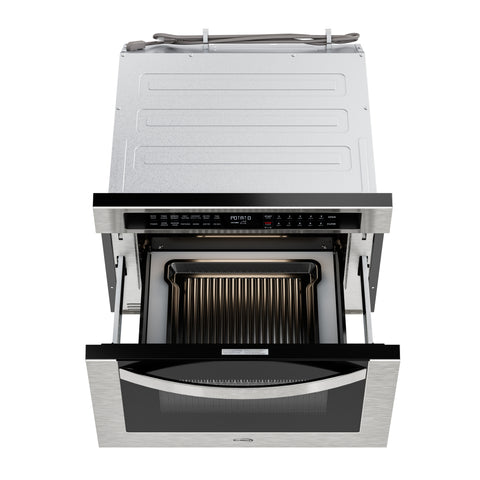 24 in. Built-In Microwave Drawer with Air Fry, Sensor Cooking, Touch Controls & Stainless Steel Interior, 1.2 Cu. Ft.