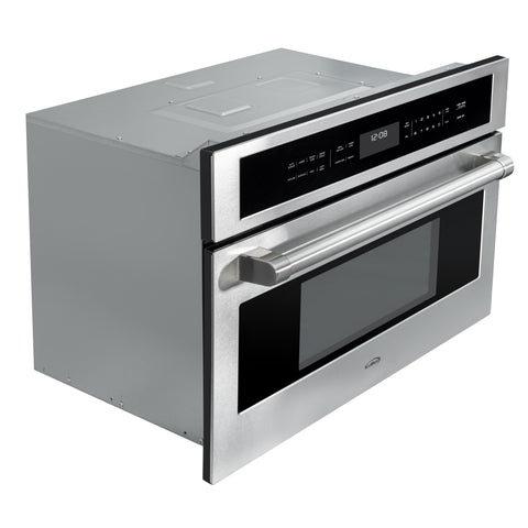 30 in. Built-In Microwave with Convection Oven and Air Fryer, 1.6 cu. ft. Capacity in Stainless-Steel