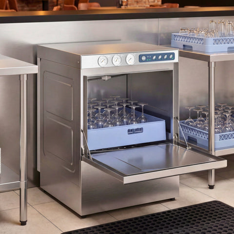 24 in. Commercial High-Performance Undercounter Dishwasher in Stainless-Steel
