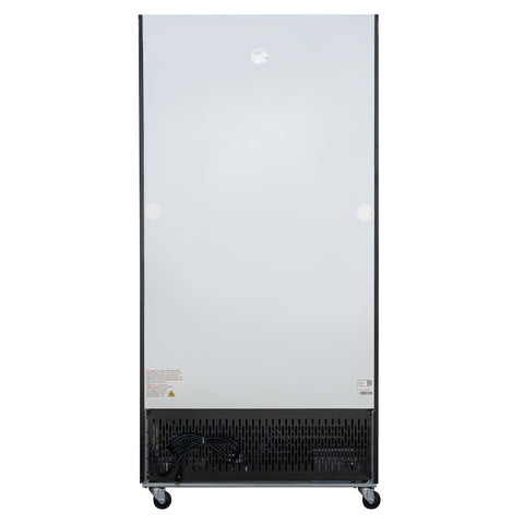 40 in. 33 Cu. Ft. Commercial Merchandiser Refrigerator with Swing Doors, LED Lighting in Black