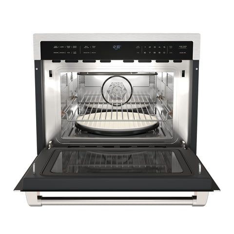 KoolMore Reserve 24 in. Built-In Microwave Convection Oven with Air Fry, 3-in-1 Combo, Sensor Cook, Soft-Close Door, 1.6 cu. ft. in Stainless Steel