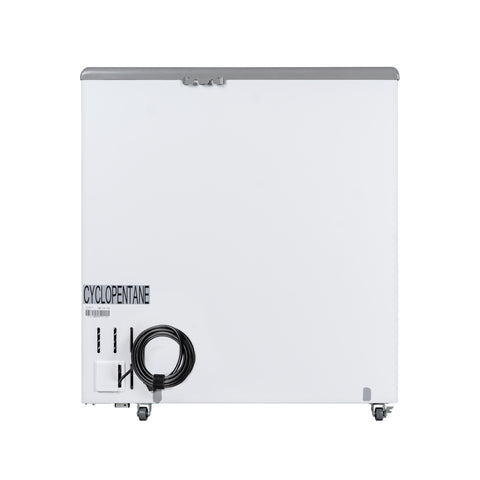 30 in. Commercial Flat Top Ice Cream Display Freezer, 7 Cu. Ft. in White (KM-ICD-70C)
