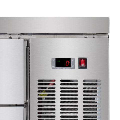 36 in. 2-Drawer Commercial Chef Base Freezer in Stainless-Steel