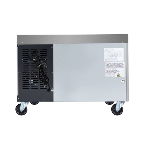 36 in. 2-Drawer Commercial Chef Base Freezer in Stainless-Steel
