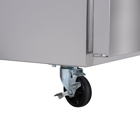 72 in. 4-Drawer Commercial Chef Base Freezer in Stainless-Steel