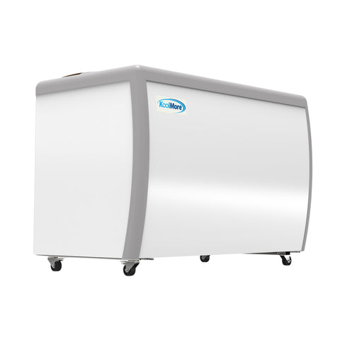 50 in. 8 Tub Ice Cream Dipping Cabinet Display Freezer with Sliding Glass Door, 13 cu. ft.