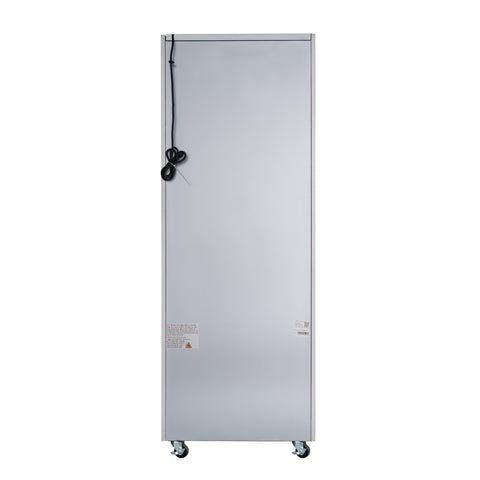 30 in. Glass-Door Commercial Reach-In Refrigerator with Top-Mounted Compressor, 25 cu. ft. in Stainless-Steel