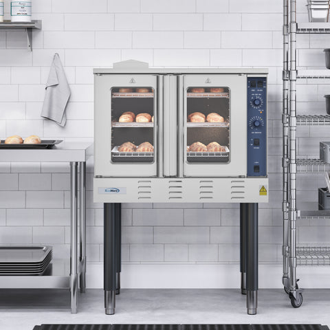 38 in. Full Size Single Deck Commercial LP Convection Oven 54,000 BTU