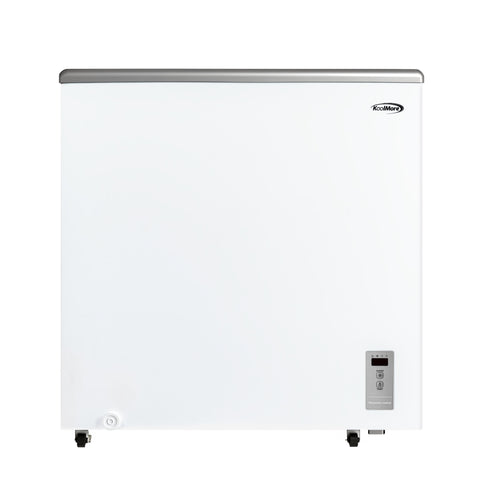 30 in. Commercial Flat Top Ice Cream Display Freezer, 7 Cu. Ft. in White (KM-ICD-70C)