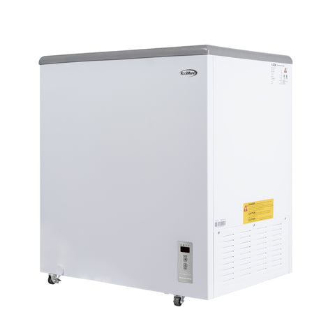 30 in. Commercial Flat Top Ice Cream Display Freezer, 7 Cu. Ft. in White (KM-ICD-70C)