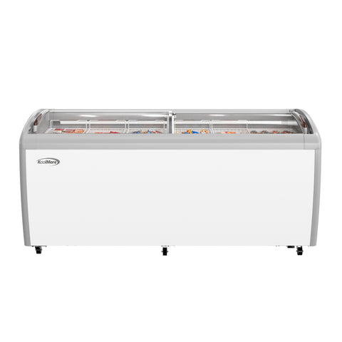 71 in. Commercial Ice Cream Display Freezer, 20 cu. ft.