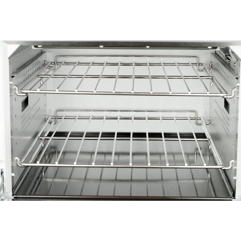 24 in. Commercial Electric Range with 4 Burners and 1 Standard Electric Oven in Stainless Steel - 208V 3-Phase