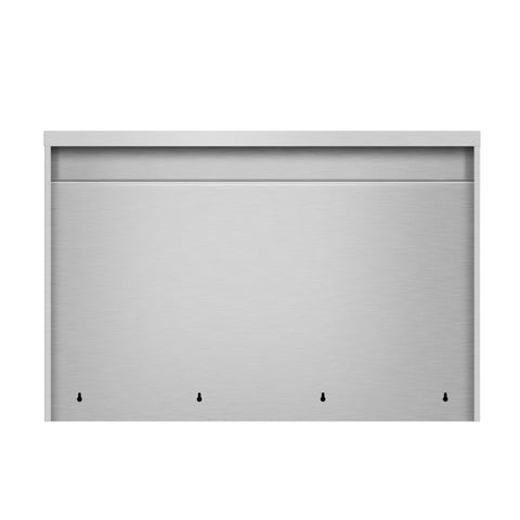 48 in. x 15 in. Stainless-Steel Wall Cabinet with Sliding Doors