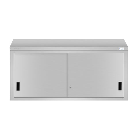 60 in. x 15 in. Stainless-Steel Wall Cabinet with Sliding Doors