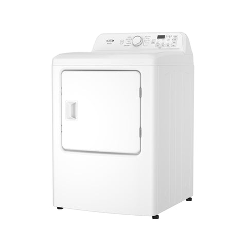 27 in. 7 cu. ft. Electric Dryer, 240V in White