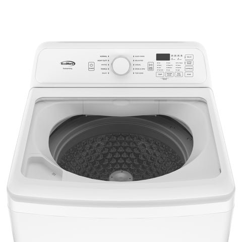 25 in. 4 cu. ft. Top Load Washing Machine with Agitator in White