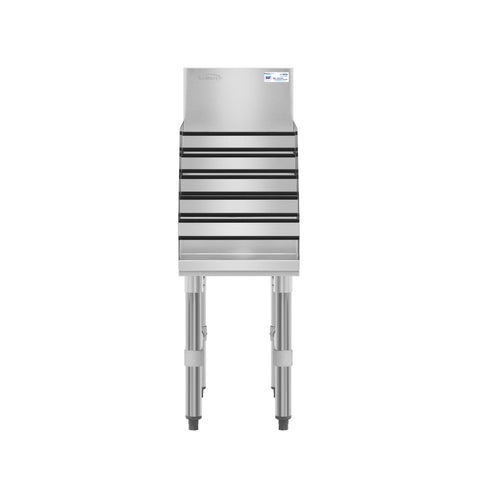 12 in. x 26 in. Liquor Display Rack in 304, 18 GA Stainless Steel