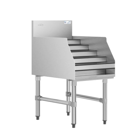 18 in. x 26 in. Liquor Display Rack in 304, 18 GA Stainless Steel