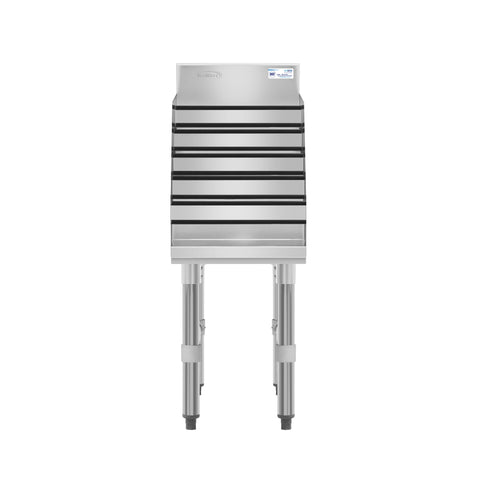 12 in. x 23 in. Liquor Display Rack in 304, 18 GA Stainless Steel