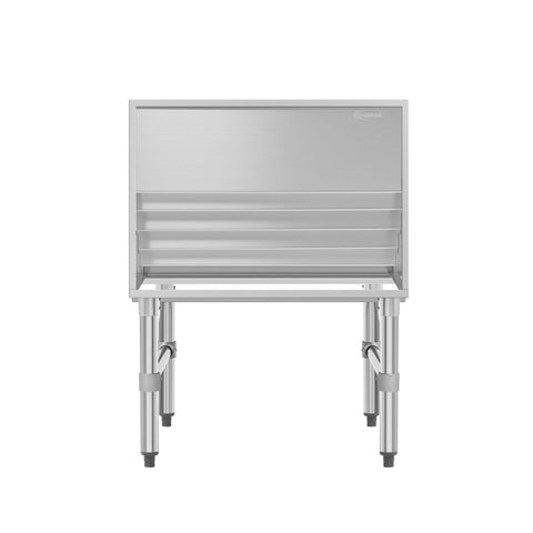24 in. x 23 in. Liquor Display Rack in 304, 18 GA Stainless Steel