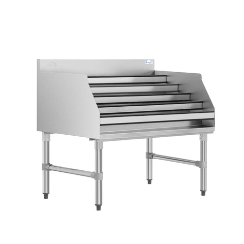 36 in. x 23 in. Liquor Display Rack in 304, 18 GA Stainless Steel