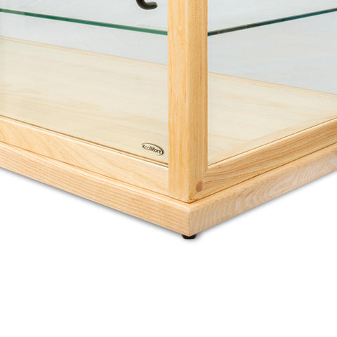 44 in. Artisan Wooden Bakery Horizontal Display Case in Beige