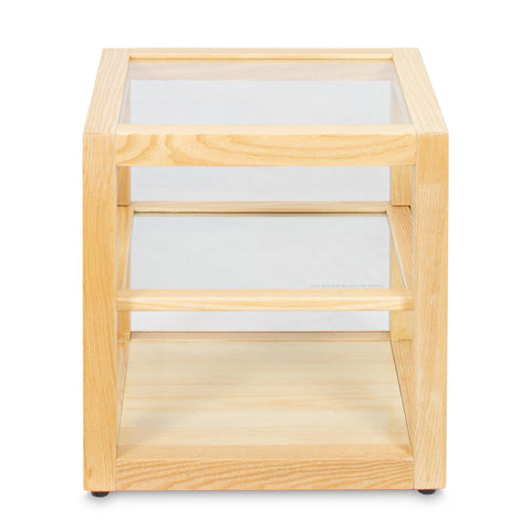 15 in. Artisan Wooden Bakery Square Display Case in Beige