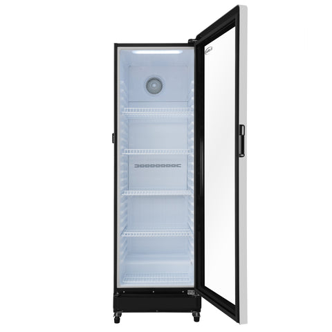 23 in. 12.4 cu. ft. Commercial Merchandiser Refrigerator with LED Colored Lights, ETL Listed