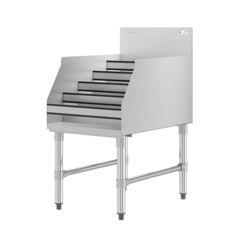 18 in. x 26 in. Liquor Display Rack in 304, 18 GA Stainless Steel